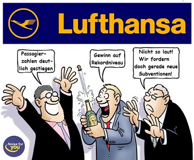 Lufthansa-Jubel