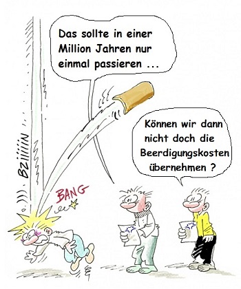 Cartoon Personenschaden